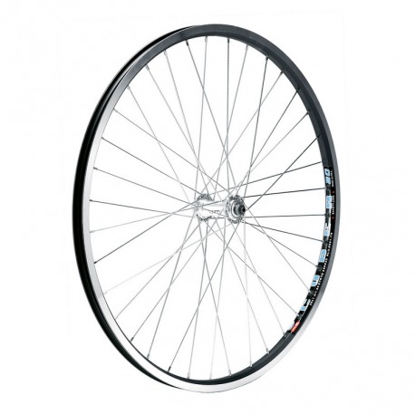 ROUE AVANT GALVANISÉE À 24 RAYONS NOIR CYBER