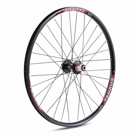 ROUE ARRIERE 26" TAURUS NOIR AXE 12x142 DISC-8/9V.