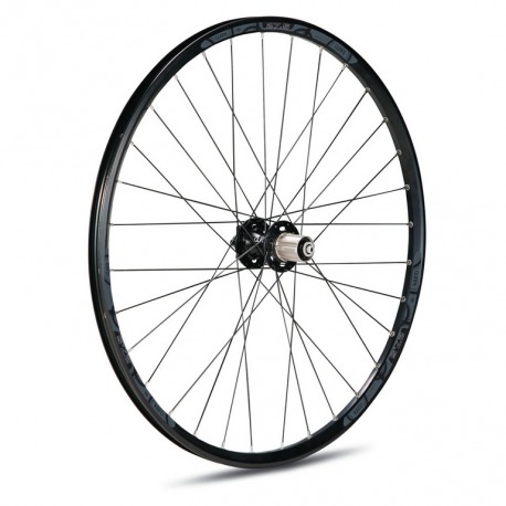 ROUE ARRIERE DISC 27.5 NOIRE AVEC ROULEMENT CASS.8/9V.