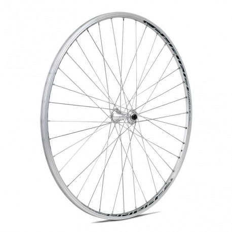 ROUE AVANT CHRINA ARGENT RIGIDE AVEC FERMETURE Alum.