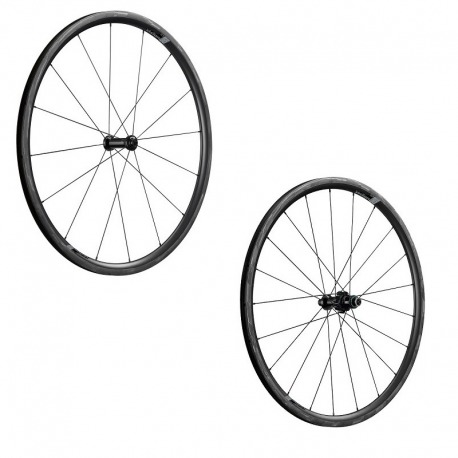 PAIRE DE ROUES VISION SC 30 PNEU TUBELESS XDR CARB