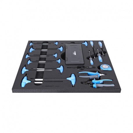 KIT D'OUTILS UNIS EN BAC 1 P/BANC DE TRAVAIL 4 BAC