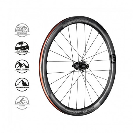 JEU DE ROUES VOITURE VISION METRON 45 SL DISC CL TUB.SH.11V