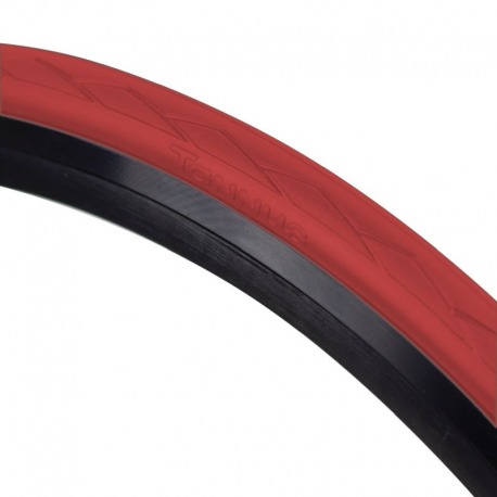 TOIT PLEIN TANNUS SEMI LISSE 700x28 ROUGE DUR 28-622