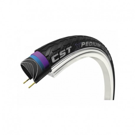 PNEU CST R XPEDIUM PRO 28x1.50 RIGIDE NOIR REFL