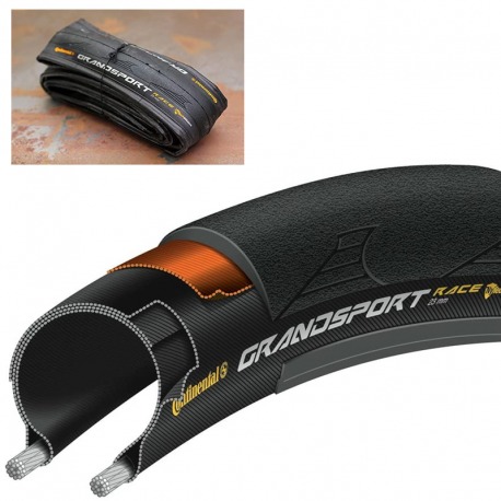 Pneu Continental GRAND SPORT RACE 700x32C PUREGRIP PLE.Noir