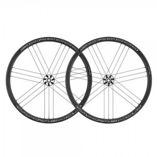 Paire de roues CAMPAGNOLO SCIROCCO DB 2-WFR SHIMANO 12mm