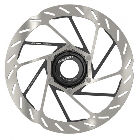 DISQUE DE FREIN SRAM HS2 CENTERLOCK 180mm ARGENT/NOIR