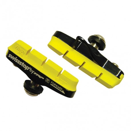 KIT 2 PORTE-CHAUSSURES SWISSSTOP FLASH PRO JAUNE CARB.