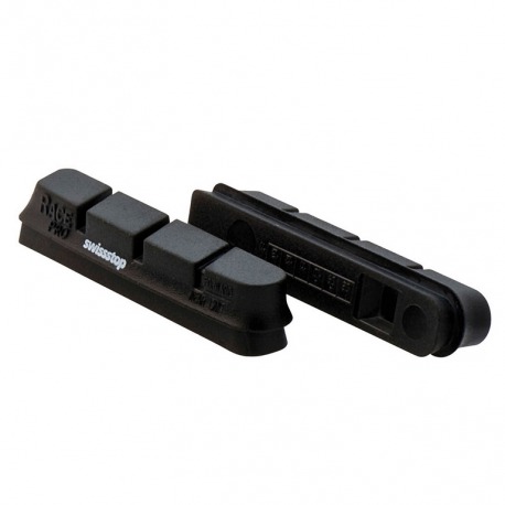 KIT 4 CHAUSSURES SWISSSTOP CAMPA RACE PRO NOIR-ALUM