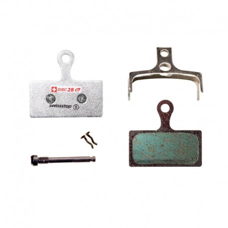 JEU DE PLAQUETTES DE FREIN ORGANIQUES SWISSSTOP DISC 28 E