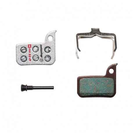 JEU DE PLAQUETTES DE FREIN ORGANIQUES SWISSSTOP DISC 32 E