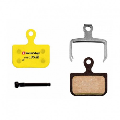 JEU DE PLAQUETTES DE FREIN ORGANIQUES SWISSSTOP DISC 35 RS