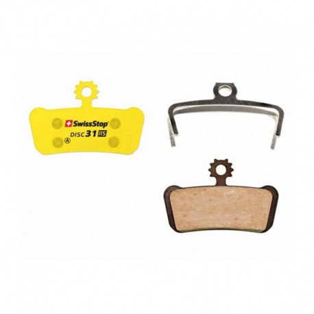 JEU DE PLAQUETTES DE FREIN ORGANIQUES SWISSSTOP DISC 31 RS
