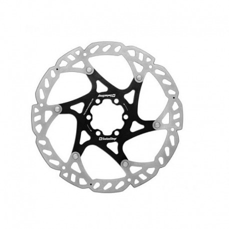 DISQUE DE FREIN SWISSSTOP CATALYST 6TROU 220mm NOIR/PLA