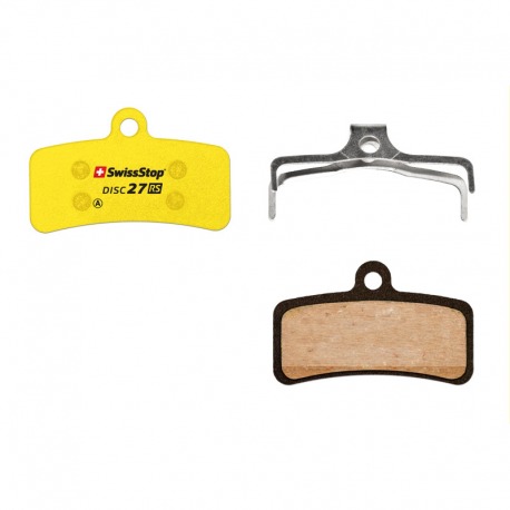 JEU DE PLAQUETTES DE FREIN ORGANIQUES SWISSSTOP DISC 27 RS