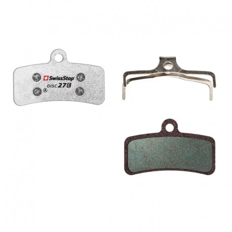 JEU DE PLAQUETTES DE FREIN ORGANIQUES SWISSSTOP DISC 27 E