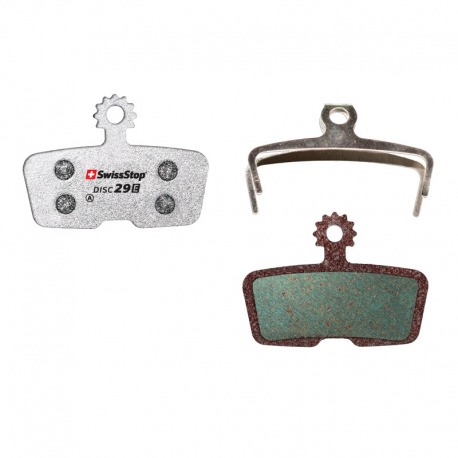 JEU DE PLAQUETTES DE FREIN ORGANIQUES SWISSSTOP DISC 29 E