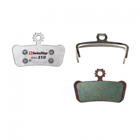 JEU DE PLAQUETTES DE FREIN ORGANIQUES SWISSSTOP DISC 31 E