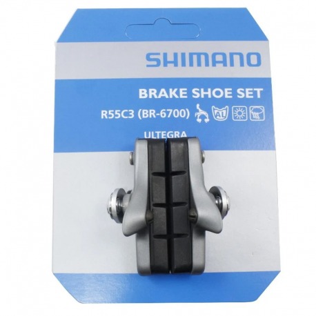 ENSEMBLE PORTE-CHAUSSURES SHIMANO R55C3 POUR ULTEGRA BR-6700 NE/GR