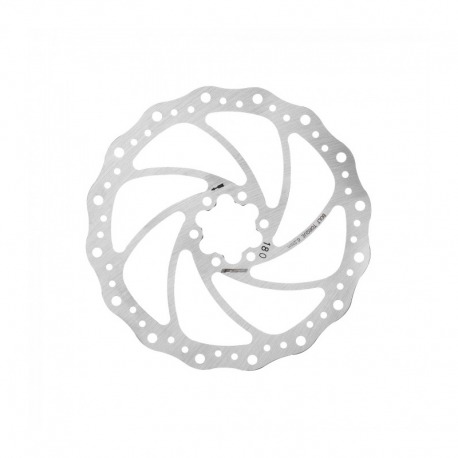 DISQUE DE FREIN AFTERBURNER FSA 180mm 6 TROUS ARGENT
