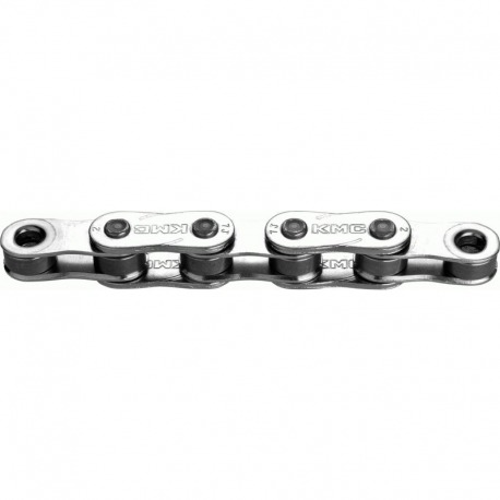 CHAINE LARGE KMC Z1 EHX 112 MAILLONS 1V. CHROMÉ