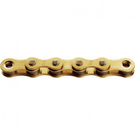 CHAINE LARGE KMC Z1 112 MAILLONS 1V. OR
