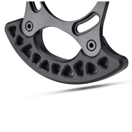 GUIDE CHAINE NOIR ABSOLU ISCG-05 GUIDE BASH PLAT.OV/RE.BLACK ALUMINIUM