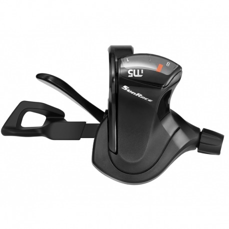 BOUTON POUSSOIR COMMANDE SUNRACE DLM500 DROITE.8V 2100mm ALU.NE