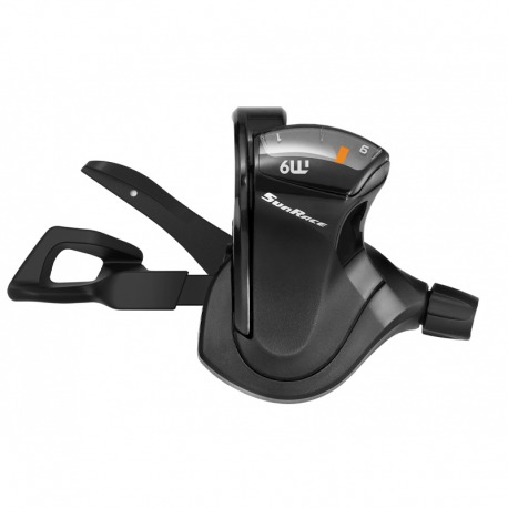 TELECOMMANDE BOUTON-POUSSOIR DROIT SUNRACE DLM903 R9-HP 9V NOIR
