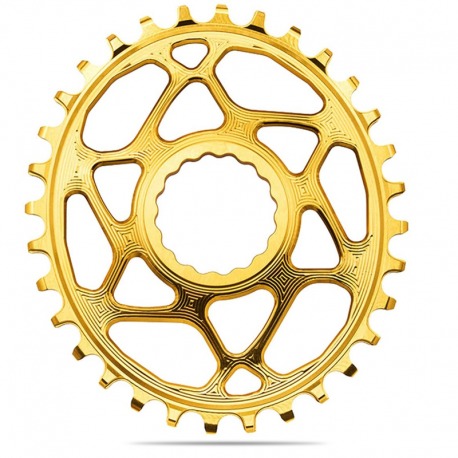 PLATEAU OVALE NOIR ABSOLU 36T DIRECT MOUNT 3mm OFFSET 148 BOST SRAM 1x10-12V ALUMINIUM OR