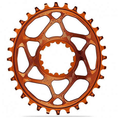 PLATEAU OVALE ABSOLUTE BLACK 32T DIRECT MOUNT 3mm OFFSET 148 BOST SRAM 1x10-12V ALUMINIUM ORANGE