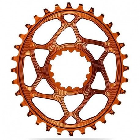 PLATEAU OVALE NOIR ABSOLU 36T DIRECT MOUNT 3mm OFFSET 148 BOST SRAM 1x10-12V ALUMINIUM ORANGE
