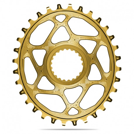 PLATEAU OVALE NOIR ABSOLU 32T DM SHIMANO XTR ALU.ORO