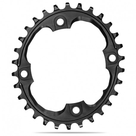 PLATEAU OVALE NOIR ABSOLU 32T 94BCD 4 BRAS R.INT.SRAM 1x10-12V ALUMINIUM NOIR
