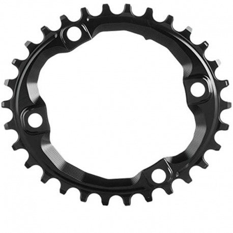 PLATEAU OVALE NOIR ABSOLU 36T 96BCD 4 BRAS ASYMETRIQUE SHIMANO XT M8000 ALUMINIUM