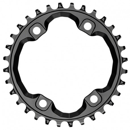 PLATEAU ASYMETRIQUE 4 BRAS ABSOLUTE BLACK 30T 96 BCD SHIMANO XT M8000 ALUMINIUM NOIR