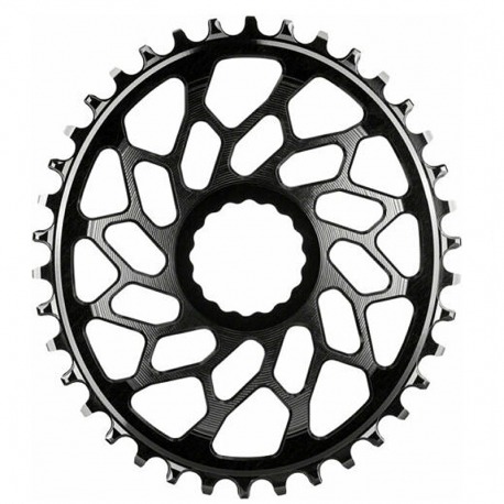 PLATEAU OVALE NOIR ABSOLU 42T DIRECT MOUNT EASTON GRAVEL 1x10-12V ALUMINIUM NOIR