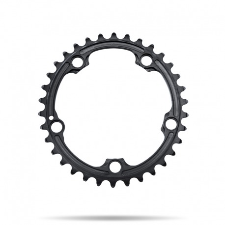 PLATEAU OVALE NOIR ABSOLU 34T 110 BCD 5 BRAS SRAM 2x9-11V ALUMINIUM NOIR