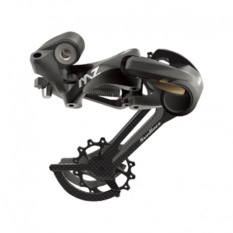 SUNRACE UNIVERSAL DERAILLEUR MEDIUM BOX 10/11/12V CARB