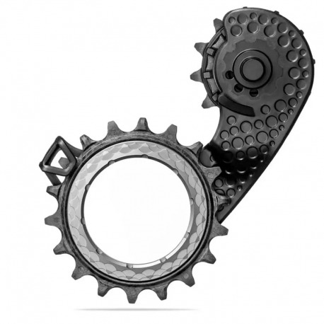 CAGE DE DERAILLEUR CREUSE NOIRE ABSOLUE SHIMANO 9100/8000 CAR.TI