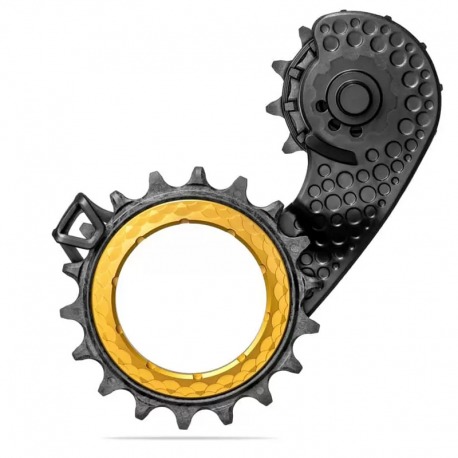 CAGE DERAILLEUR ABSOLUTE BLACK HOLLOWCAGE SRAM AXS CAR.ORO
