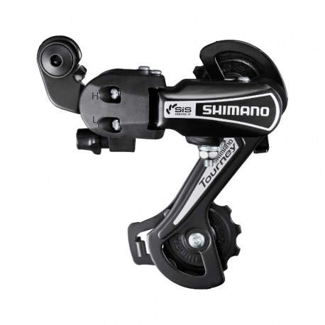 DÉRAILLEUR SHIMANO TOURNEY RD-TY21-SS CAGE COURTE 6V 28D NOIR
