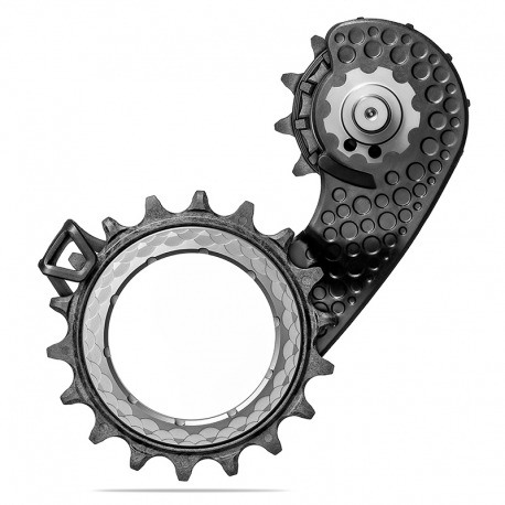 CAGE DE DERAILLEUR ABSOLUTE BLACK HOLFOCAGE SHIMANO 9200 CARB.TITA