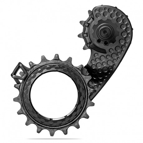CAGE DERAILLEUR ABSOLUTE BLACK CAGE CREUSE SHIMANO 8100 CARB.BLACK