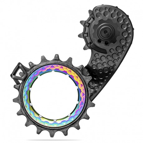 CAGE DE DERAILLEUR CREUSE NOIRE ABSOLUE SHIMANO 8100 CAR.ARCOI