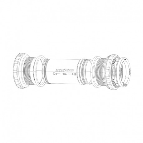 KIT COUVERCLE GUARDAP/WAVE WASHER CAZOLET.SRAM GXP P