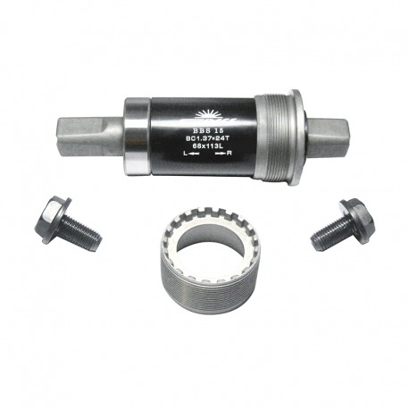 BOÎTIER DE PÉDALIER EN ACIER SUNRACE 68/107 mm