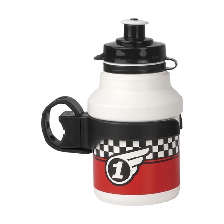 FLACON RACE 350 ml POLISPORT AVEC SUPPORT PIVOTANT