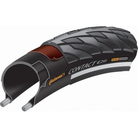 Pneu Continental Contact Reflex 28x1.75" 47-622 Noir Reflex